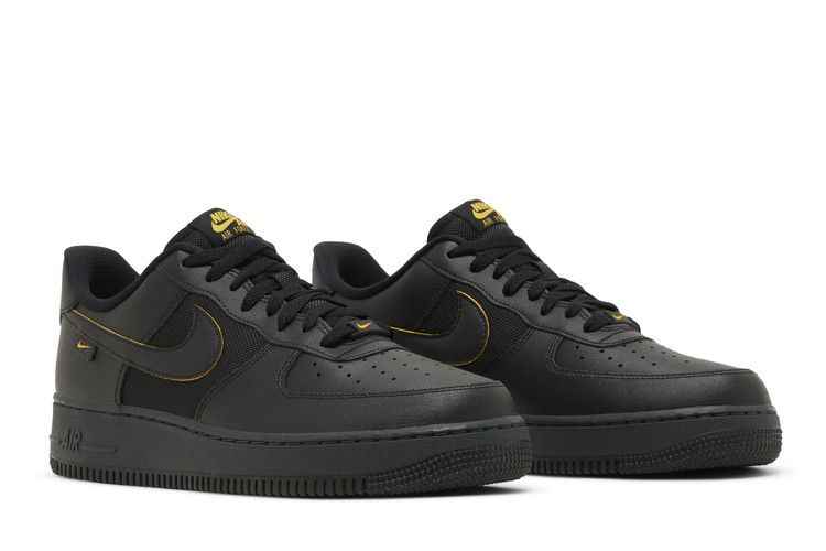 Nike Air Force 1 Low '07 Ballistic Mesh Black University Gold - Nike Sneaker, Detailansicht 9