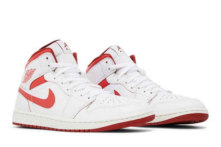 Air Jordan 1 Mid SE Dune Red - Air Jordan Sneaker, Detailansicht 9