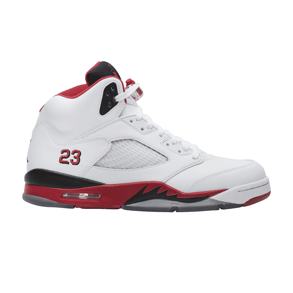 Air Jordan 5 Retro Φωτιά Κόκκινο Μαύρη Γλώσσα