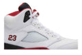 Air Jordan 5 Retro Fire Red Black Tongue - Air Jordan Sneaker, Detailansicht 3