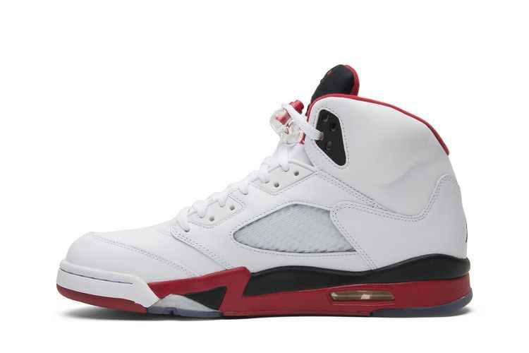 Air Jordan 5 Retro Fire Red Black Tongue - Air Jordan Sneaker, Detailansicht 4