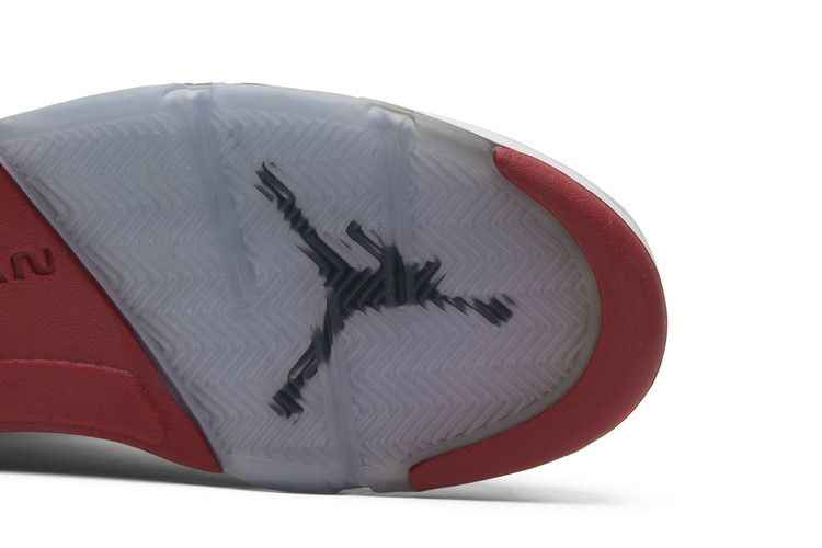 Air Jordan 5 Retro Fire Red Black Tongue - Air Jordan Sneaker, Detailansicht 6
