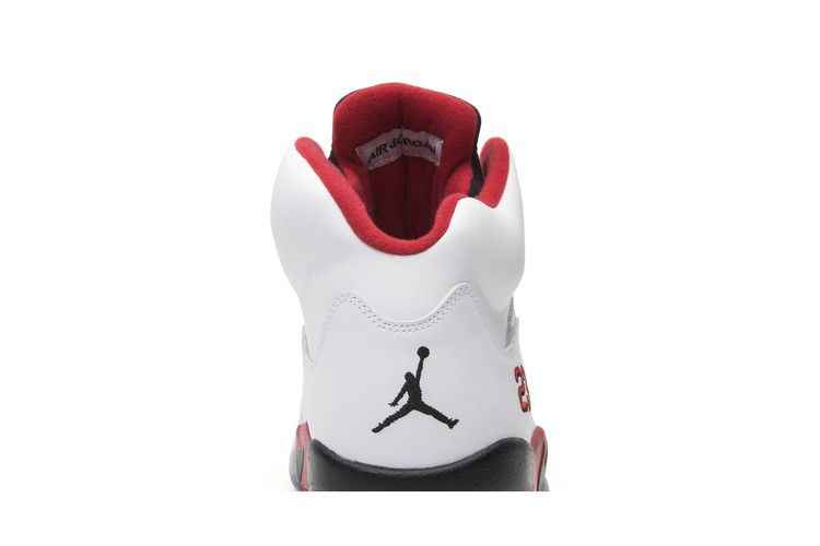 Air Jordan 5 Retro Fire Red Black Tongue - Air Jordan Sneaker, Detailansicht 8