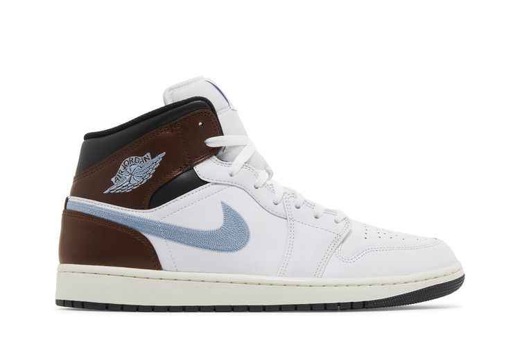 Air Jordan 1 Mid SE Brown Blue Grey