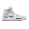 Air Jordan 1 Mid SE Metallic Silver - Air Jordan Sneaker