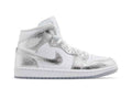 Air Jordan 1 Mid SE Metallic Silver - Air Jordan Sneaker, Detailansicht 2