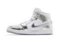 Air Jordan 1 Mid SE Metallic Silver - Air Jordan Sneaker, Detailansicht 4