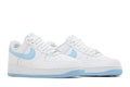 Nike Air Force 1 '07 Weiß Aquarius Blau - Nike Sneaker, Detailansicht 9