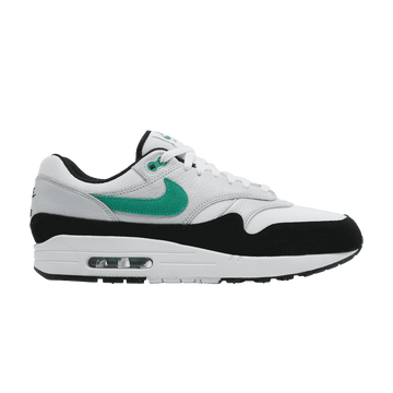 Air Max 1 White Black Stadium Green
