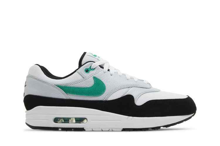 Air Max 1 White Black Stadium Green