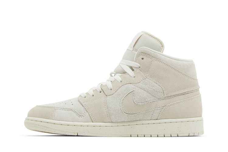 Air Jordan 1 Mid SE Craft Pale Ivory - Air Jordan Sneaker, Detailansicht 4