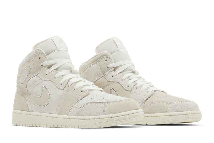 Air Jordan 1 Mid SE Craft Pale Ivory - Air Jordan Sneaker, Detailansicht 9