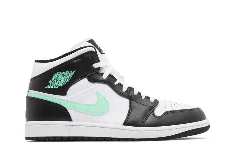 Air Jordan 1 Mid Green Glow - Air Jordan Sneaker, Detailansicht 2