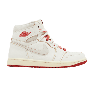 Wmns Air Jordan 1 Retro High OG Rare Air - Sail Cinnabar - Air Jordan Sneaker
