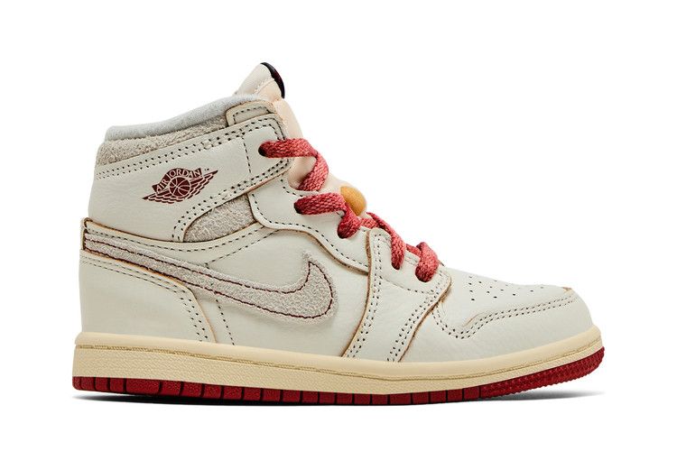 Air Jordan 1 Retro High OG TD Rare Air - Sail Cinnabar - Air Jordan Sneaker, Detailansicht 3