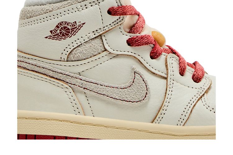 Air Jordan 1 Retro High OG TD Rare Air - Sail Cinnabar - Air Jordan Sneaker, Detailansicht 4