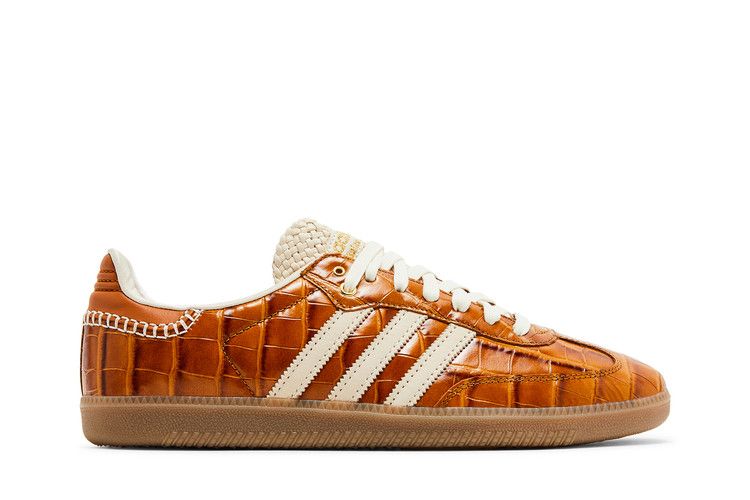 Wales Bonner x adidas Samba OG Croc - Night Brown - adidas Sneaker, Detailansicht 3