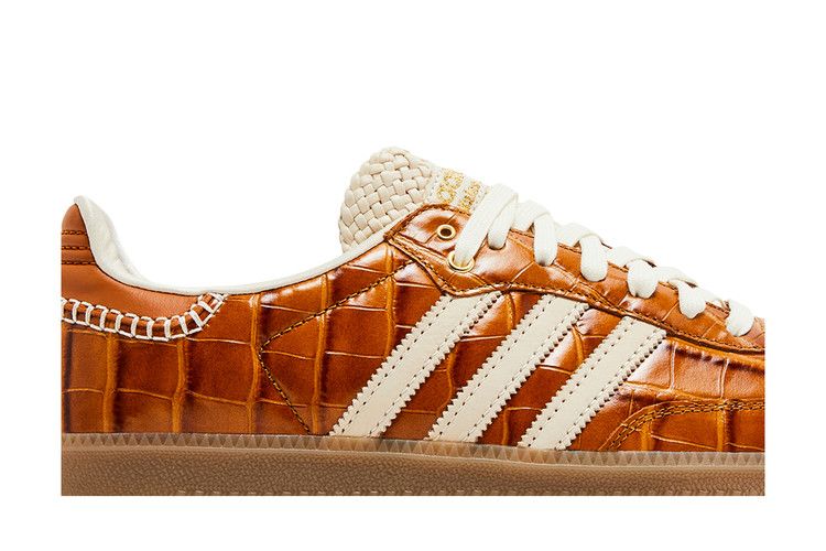 Wales Bonner x adidas Samba OG Croc - Night Brown - adidas Sneaker, Detailansicht 4