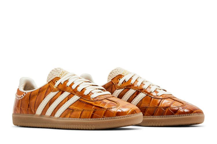 Wales Bonner x adidas Samba OG Croc - Night Brown - adidas Sneaker, Detailansicht 10
