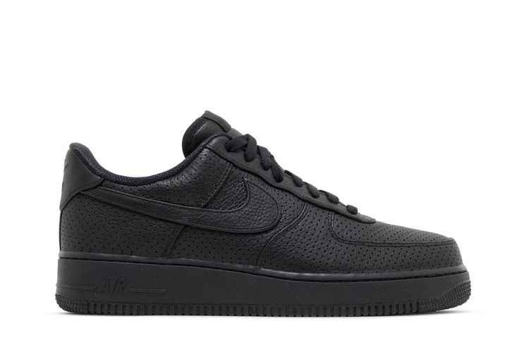 Nike Air Force 1 Low SP Triple Black Perforated - Nike Sneaker