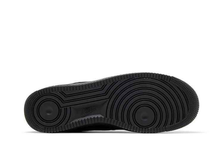 Nike Air Force 1 Low SP Triple Black Perforated - Nike Sneaker, Detailansicht 5
