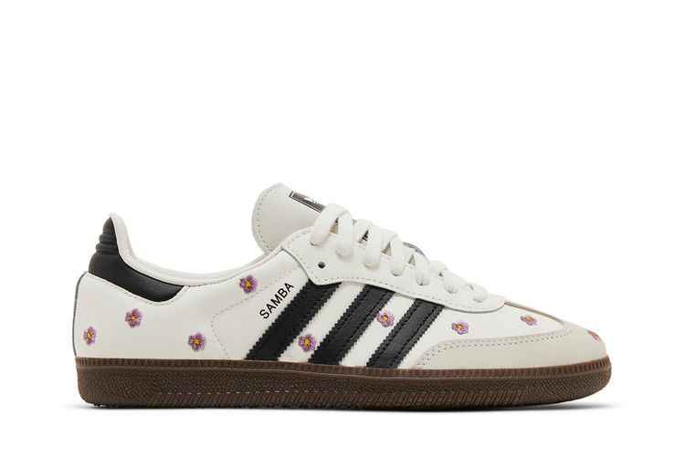 adidas Wmns Samba OG White Floral Embroidery - adidas Sneaker, Detailansicht 3