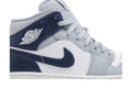 Air Jordan 1 Mid Wolf Grey Midnight Navy - Air Jordan Sneaker, Detailansicht 3