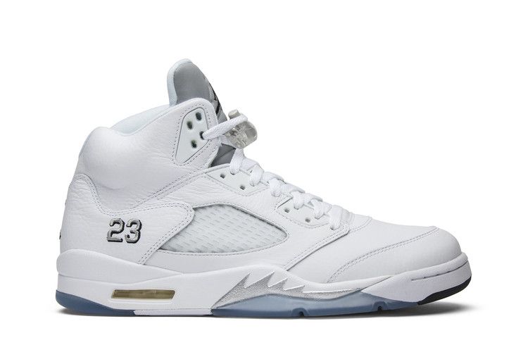 Air Jordan 5 Retro Metallic White