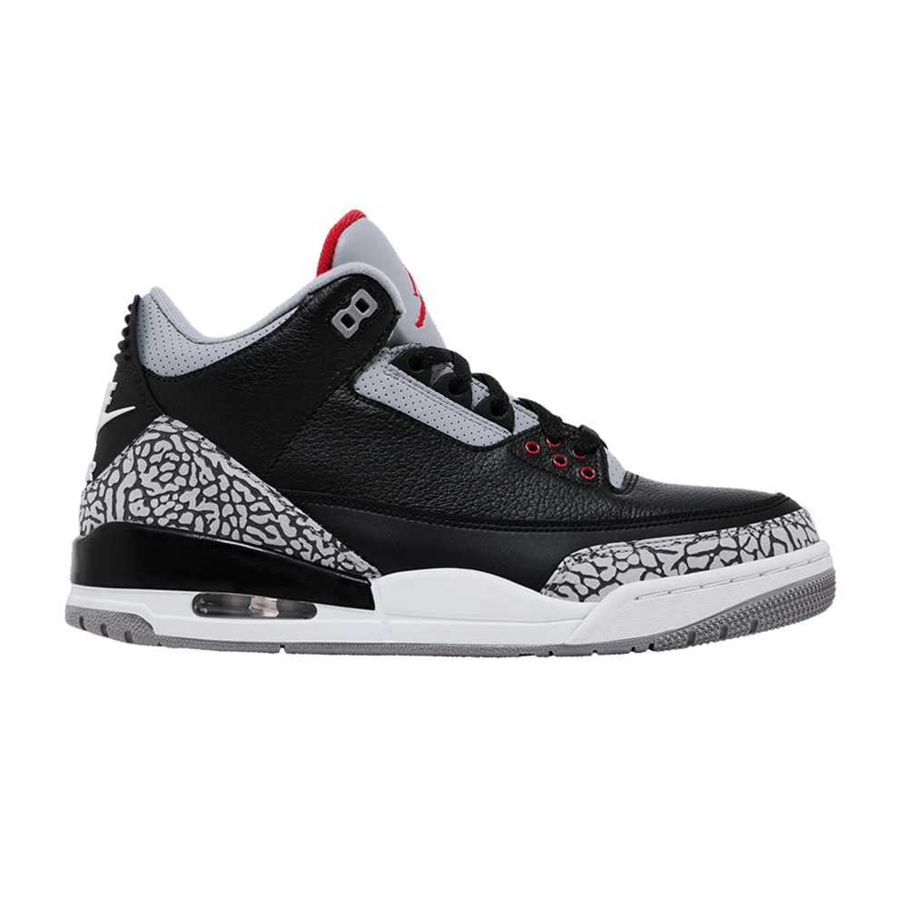 Air Jordan 3 Retro OG Black Cement 2018 - Air Jordan Sneaker, Detailansicht 2