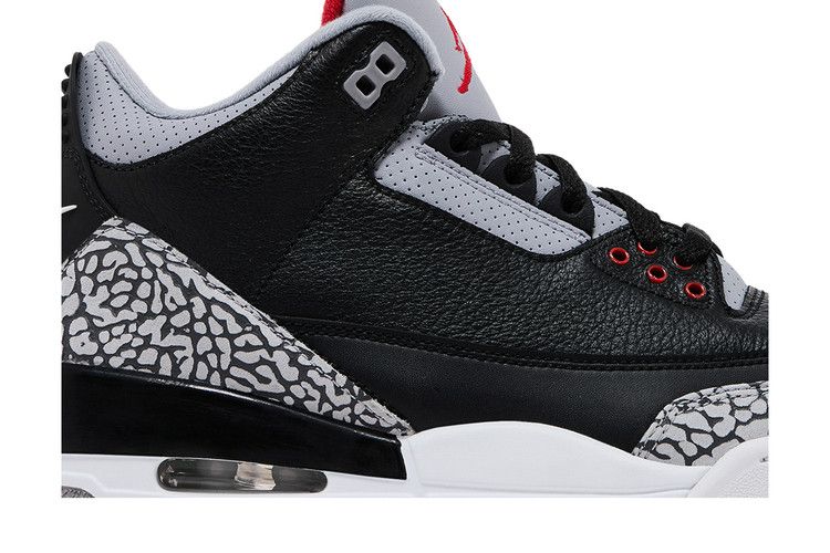 Air Jordan 3 Retro OG Black Cement 2018 - Air Jordan Sneaker, Detailansicht 4