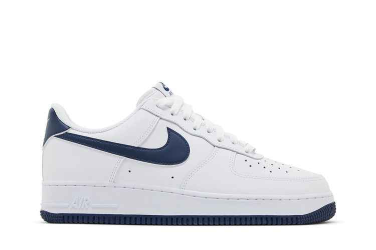 Nike Air Force 1 '07 White Midnight Navy - Nike Sneaker, Detailansicht 2