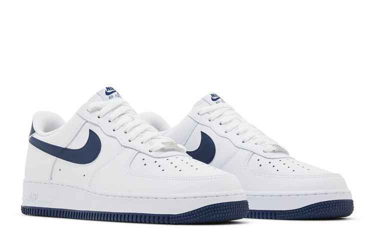 Nike Air Force 1 '07 White Midnight Navy - Nike Sneaker, Detailansicht 9