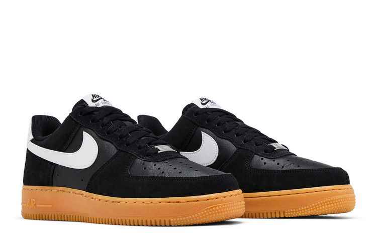 Nike Air Force 1 Low '07 LV8 Black Summit White Gum - Nike Sneaker, Detailansicht 9