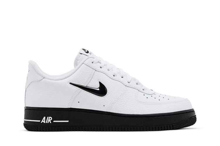 Nike Air Force 1 '07 Low Jewel White Black - Nike Sneaker, Detailansicht 2