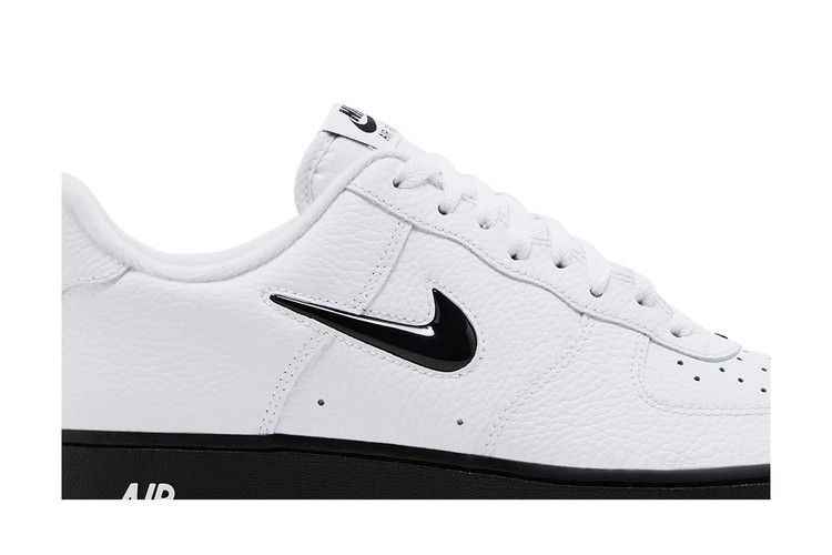 Nike Air Force 1 '07 Low Jewel White Black - Nike Sneaker, Detailansicht 3