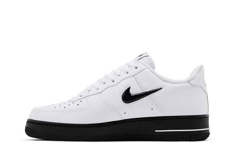 Nike Air Force 1 '07 Low Jewel White Black - Nike Sneaker, Detailansicht 4