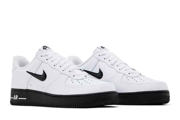 Nike Air Force 1 '07 Low Jewel White Black - Nike Sneaker, Detailansicht 9