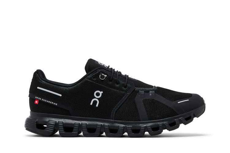 ON Cloud 6 Triple Black - On Sneaker, Detailansicht 3