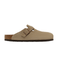 Birkenstock Boston Soft Footbed Suede Taupe - Birkenstock Sneaker, Detailansicht 2