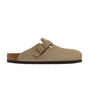 Birkenstock Boston Soft Footbed Suede Taupe - Birkenstock Sneaker
