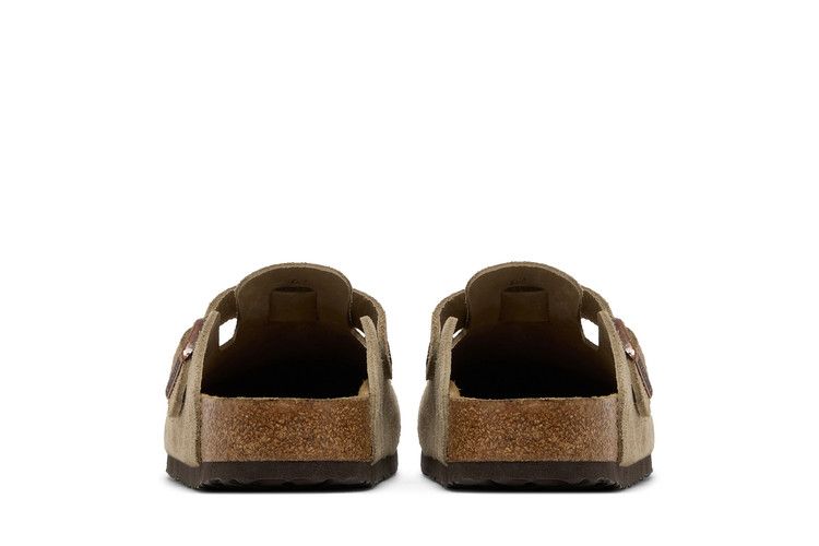 Birkenstock Boston Soft Footbed Suede Taupe - Birkenstock Sneaker, Detailansicht 8