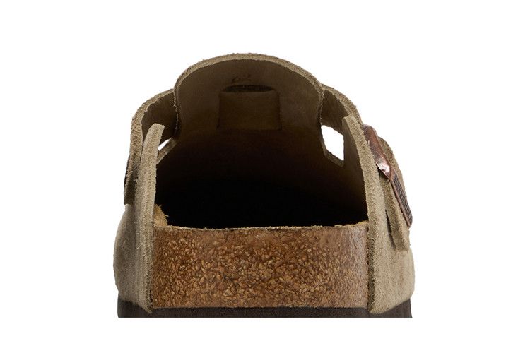 Birkenstock Boston Soft Footbed Suede Taupe - Birkenstock Sneaker, Detailansicht 9