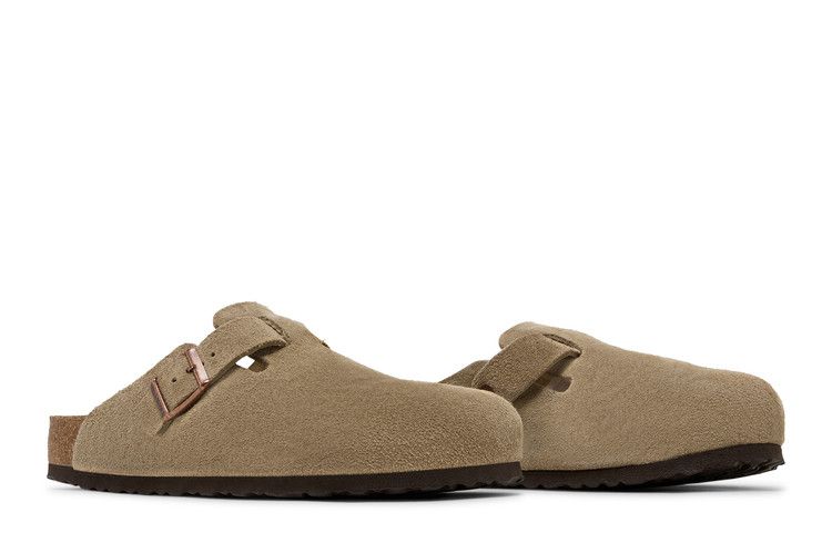 Birkenstock Boston Soft Footbed Suede Taupe - Birkenstock Sneaker, Detailansicht 10