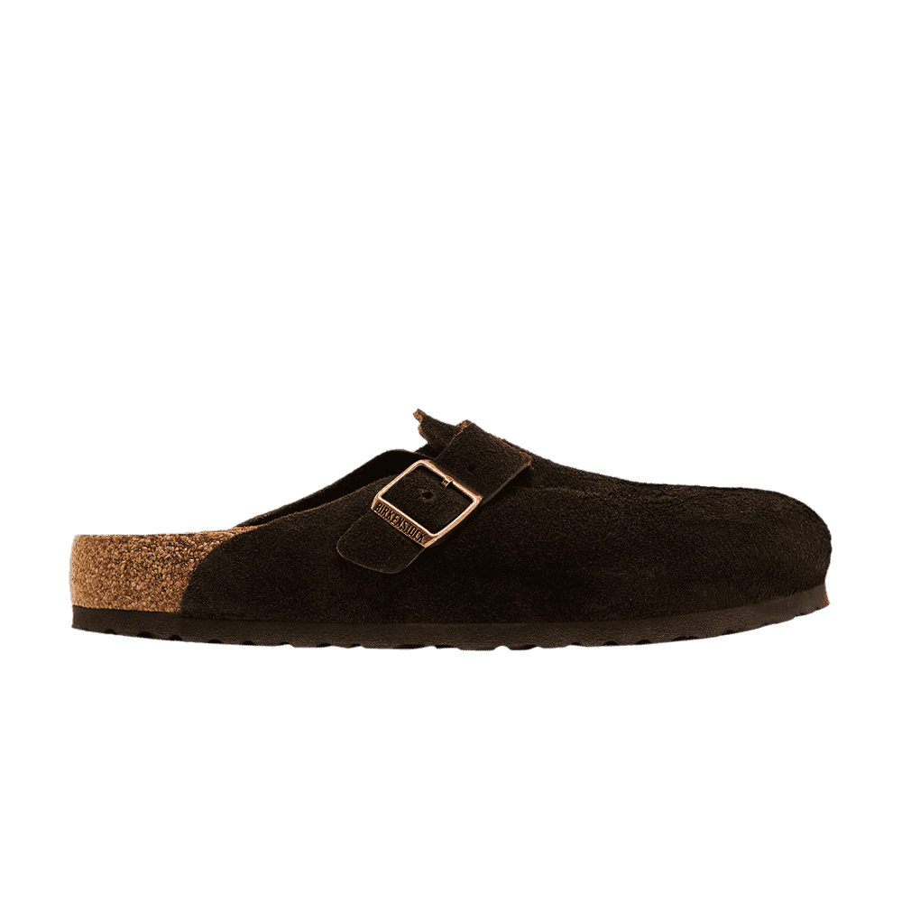 Birkenstock Boston Soft Footbed Suede Mocha