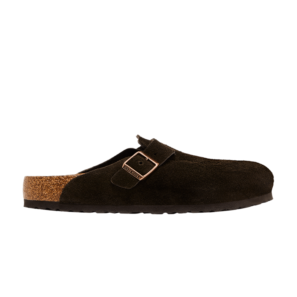 Birkenstock Boston Soft Footbed Suede Mocha - Birkenstock Sneaker