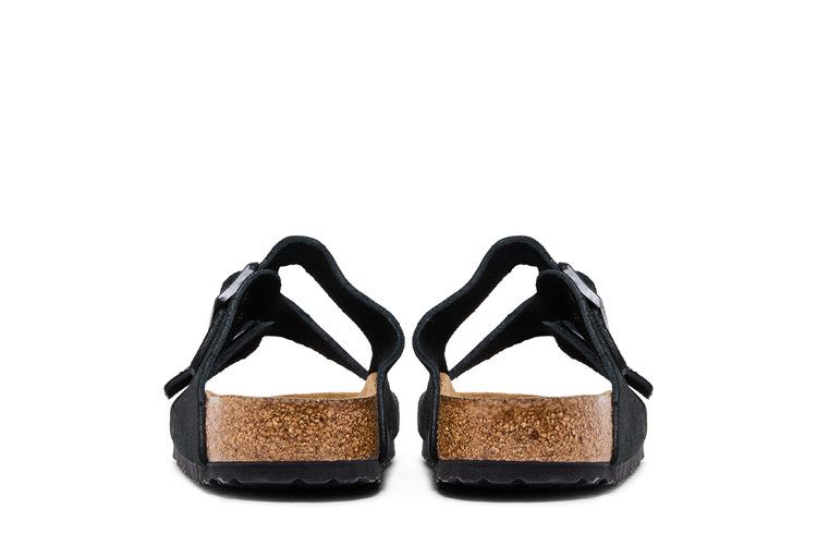 Birkenstock Arizona Soft Footbed Suede Black - Birkenstock Sneaker, Detailansicht 8