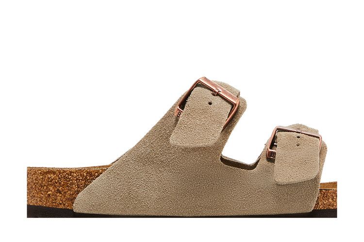 Birkenstock Arizona Suede Taupe - Birkenstock Sneaker, Detailansicht 4