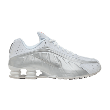 Nike Shox R4 White Metallic Silver 2024 - Nike Sneaker