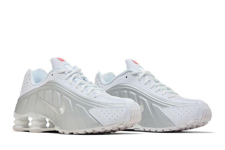 Nike Shox R4 White Metallic Silver 2024 - Nike Sneaker, Detailansicht 10