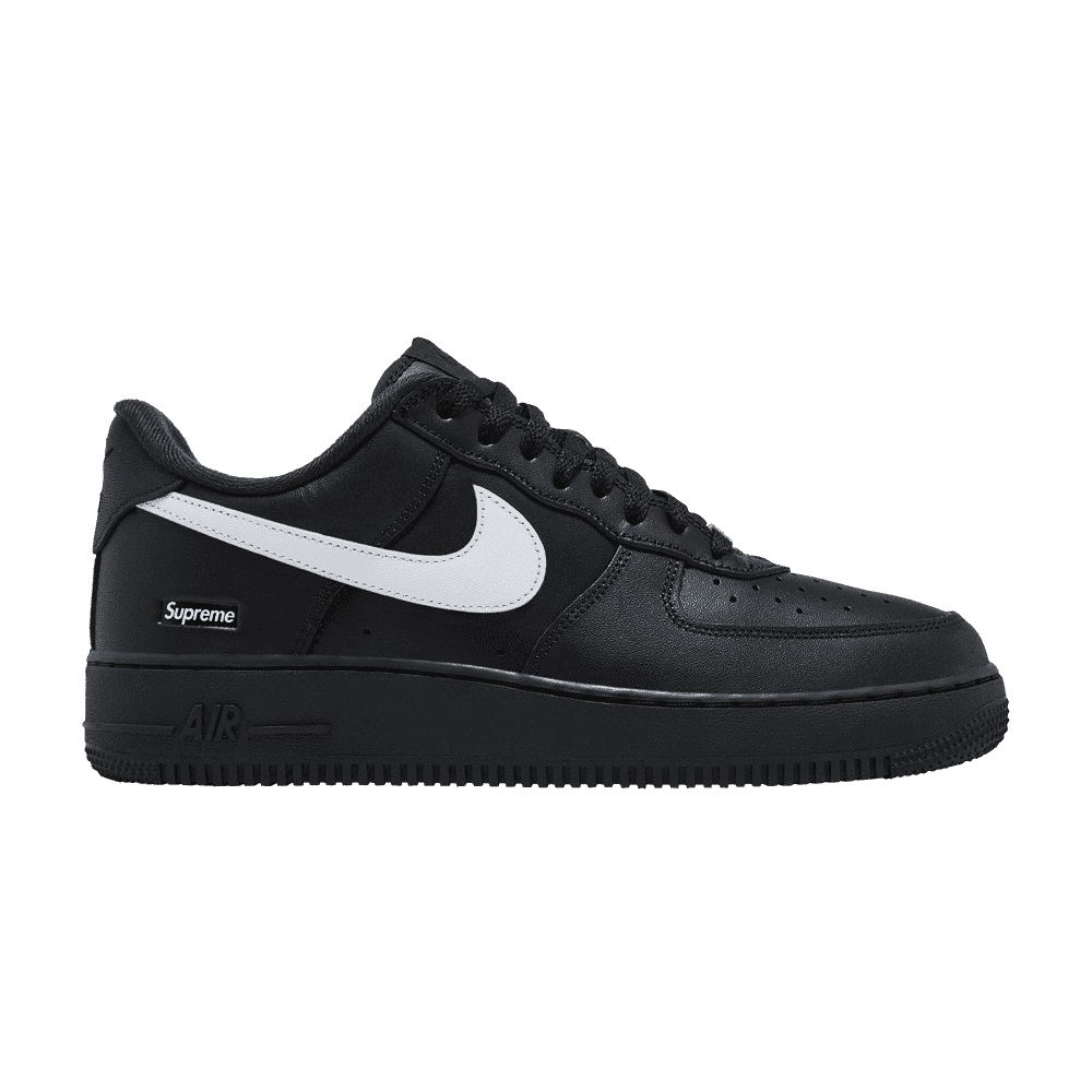 Supreme x Nike Air Force 1 Low Box Logo - Black White